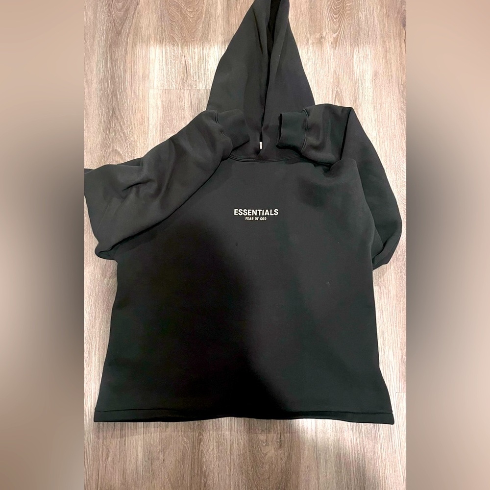 Fear of God essentials Relaxed hoodie “Iron” small gently used